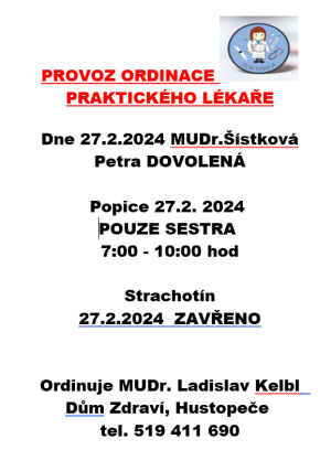 provoz ordinace