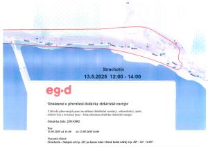 EG.D. PŘERUŠENÍ ELEKTŘINY 13.5.2025